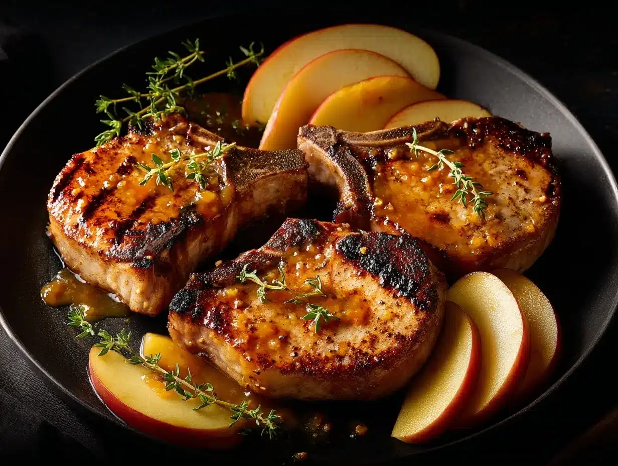 Apple Butter Pork Chops preparation steps