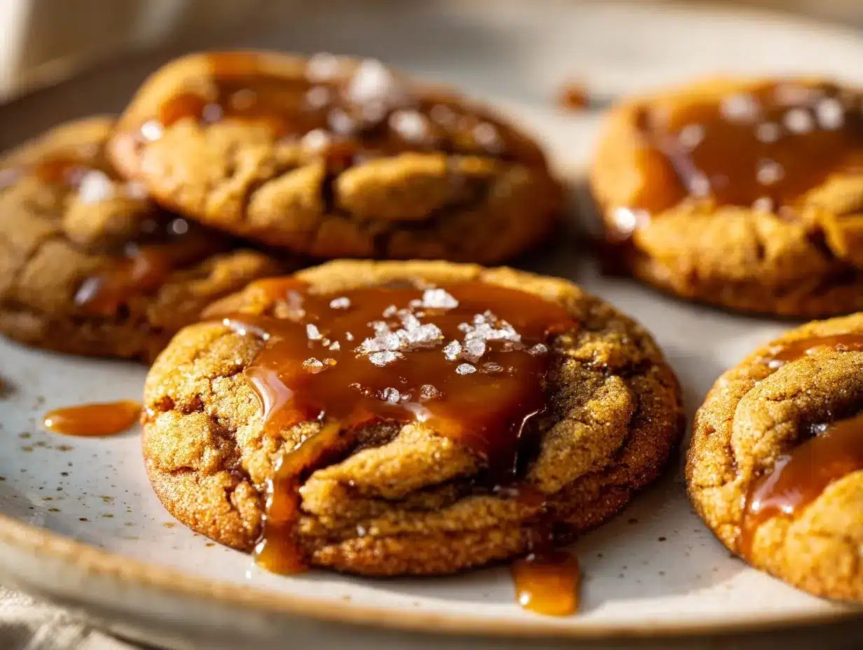 Apple Cider Caramel Cookies preparation steps