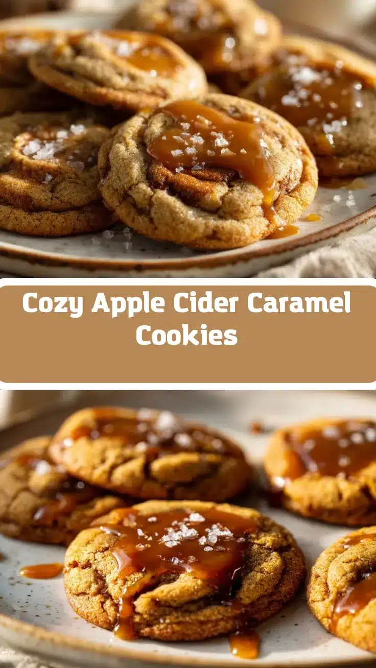 Apple Cider Caramel Cookies recipe