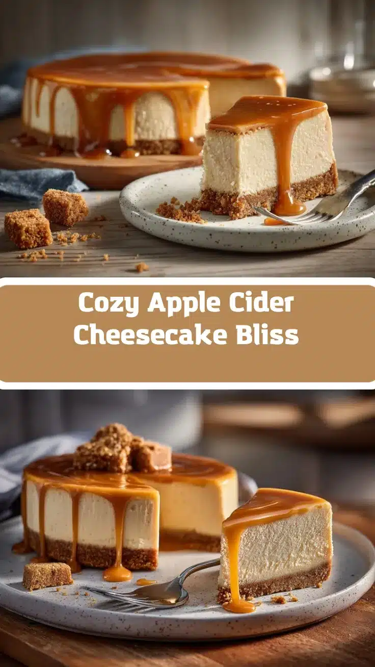Apple Cider Cheesecake recipe