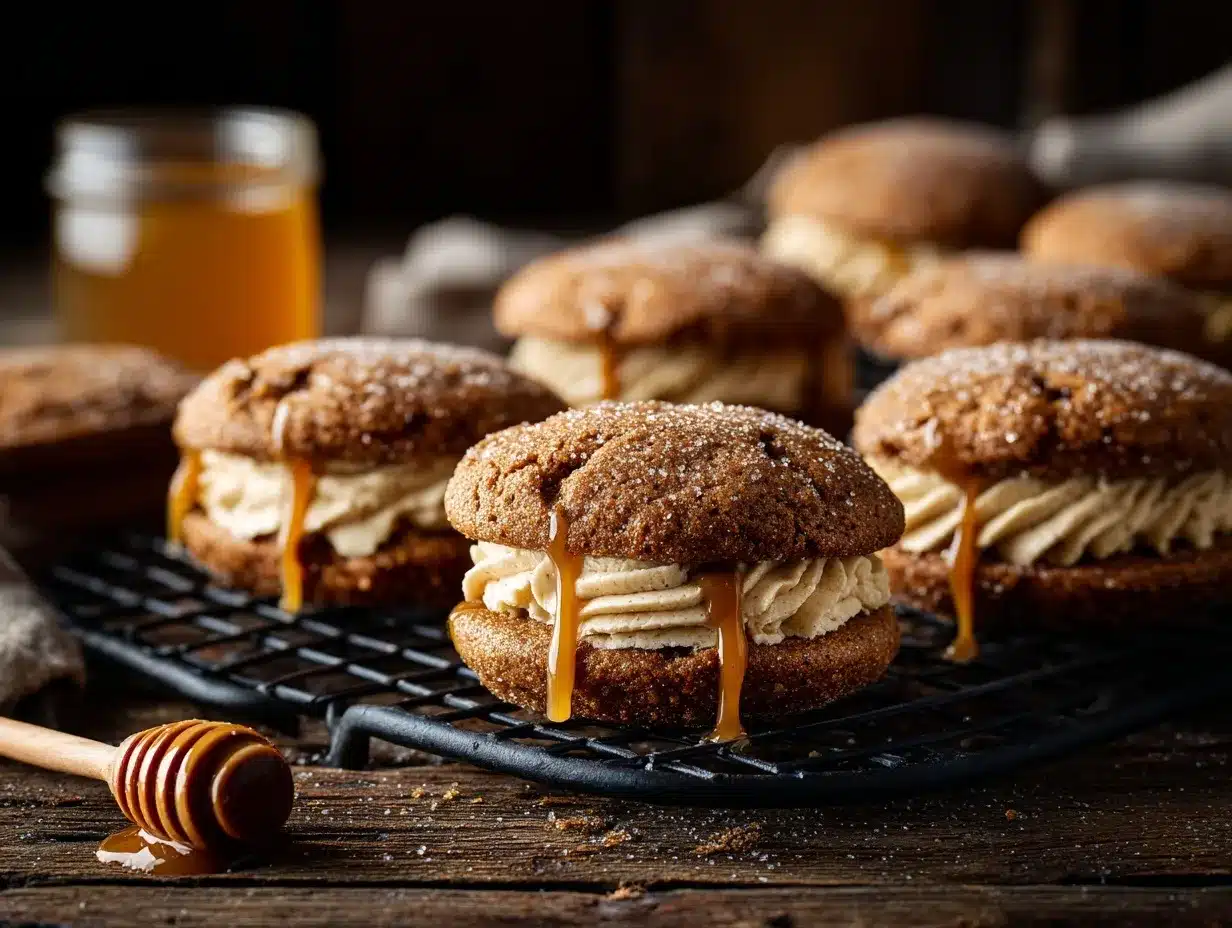 Apple Cider Whoopie Pie Cookies preparation steps