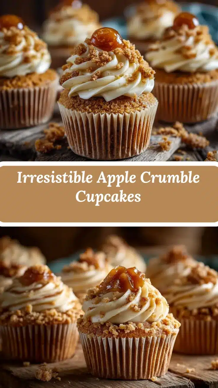 Apple Crumble Cupcakes recipe
