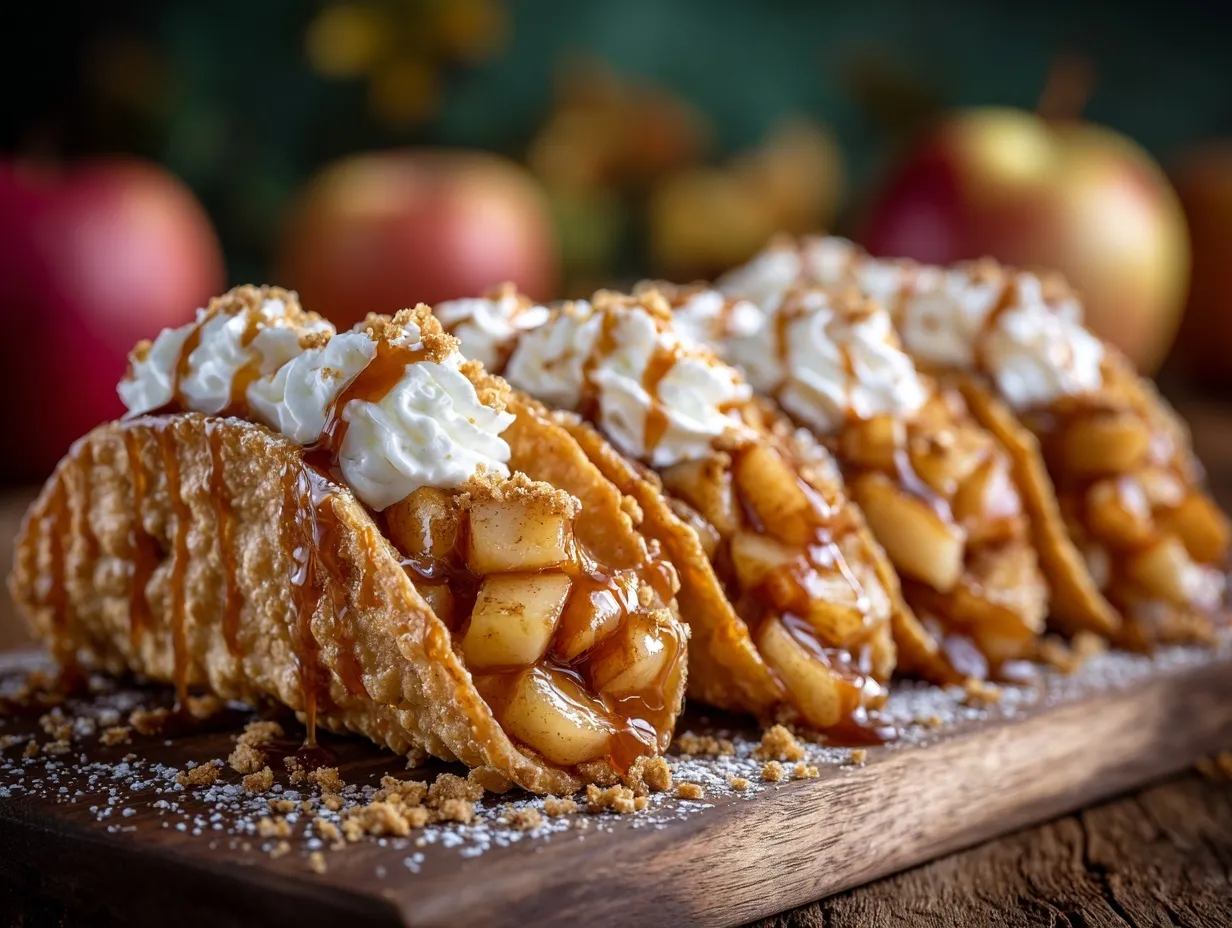 Apple Pie Tacos preparation steps