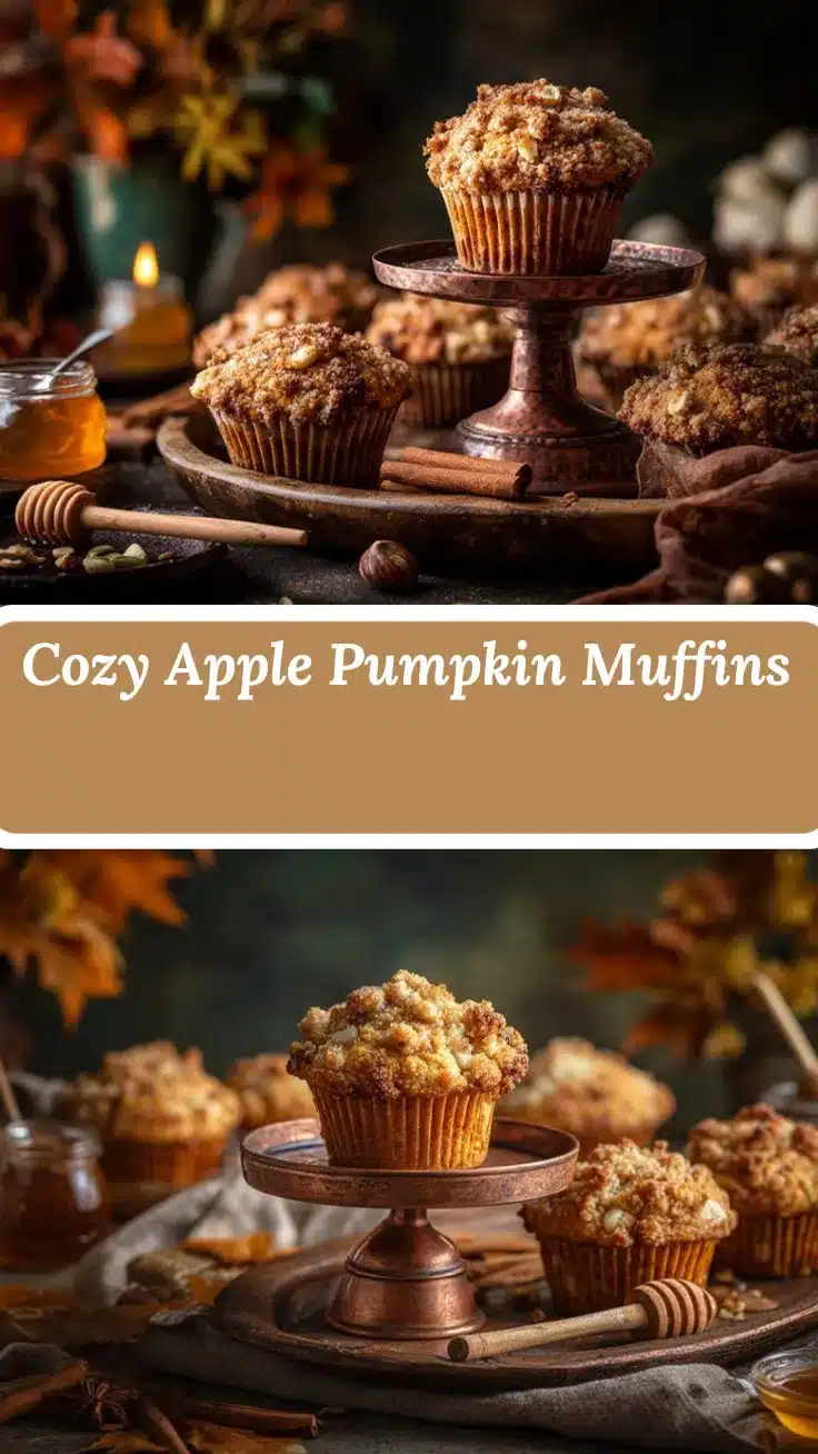 Apple Pumpkin Streusel Muffins recipe