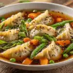 Asian Dumpling Potsticker Soup - featured image