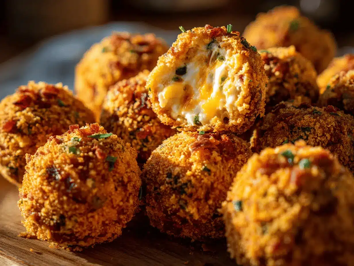 bacon jalapeño popper cheese balls preparation steps