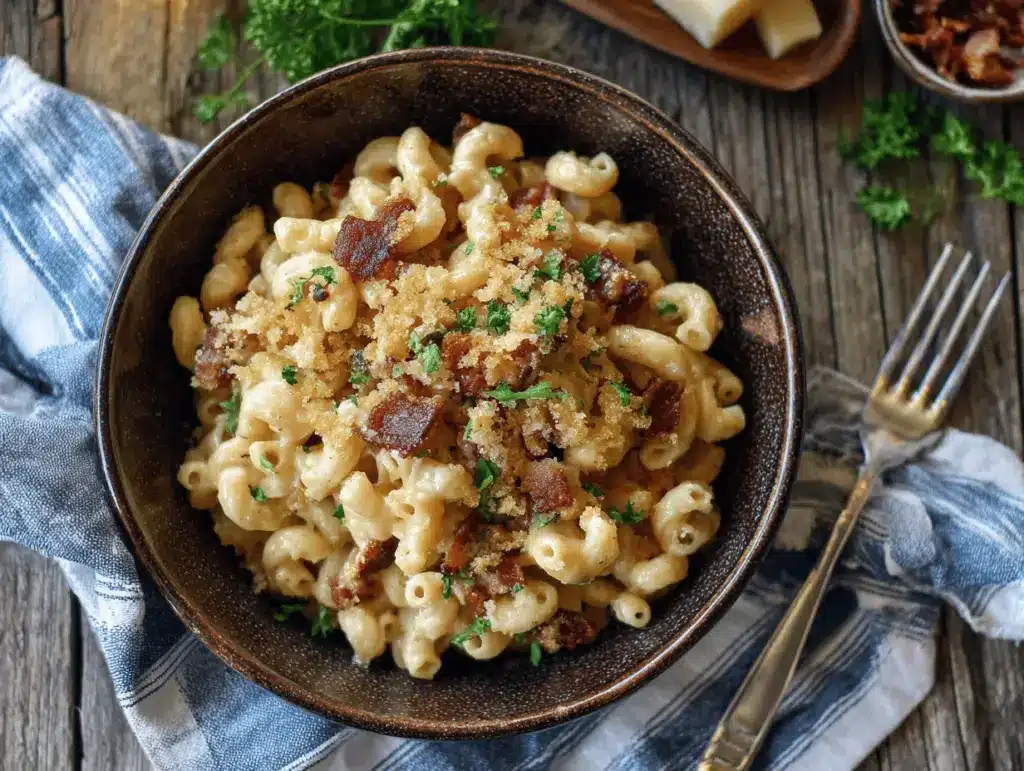 bacon jalapeño smoked Gouda mac and cheese - featured image