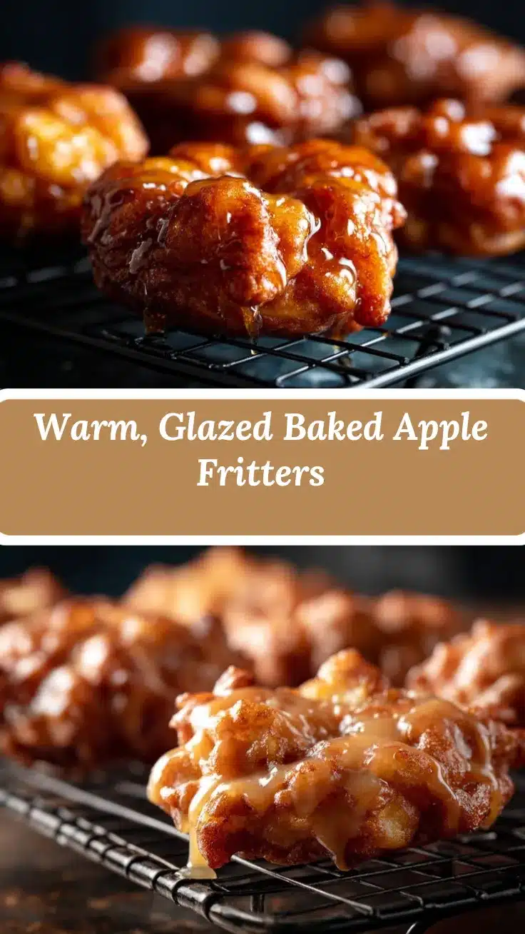 baked apple fritters recipe