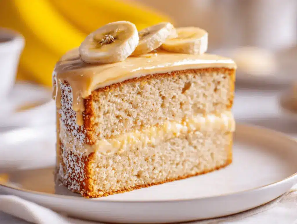banana cake recipe - featured image