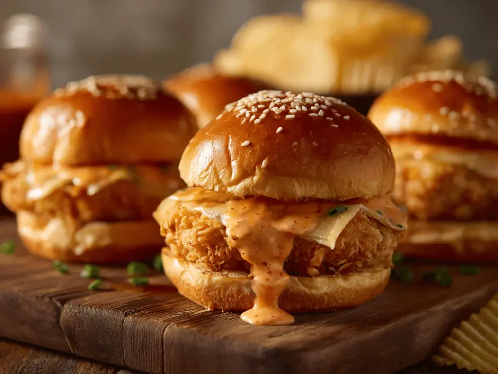Bang Bang Chicken Sliders - featured image