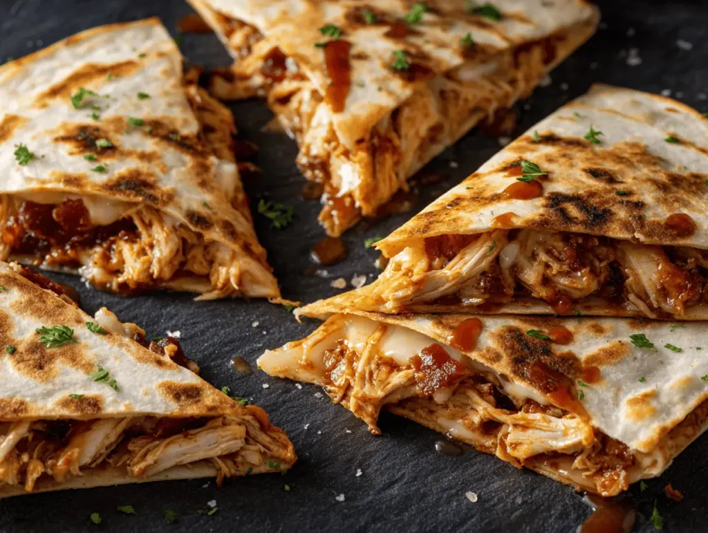 BBQ Chicken Bacon Ranch Quesadillas - featured image