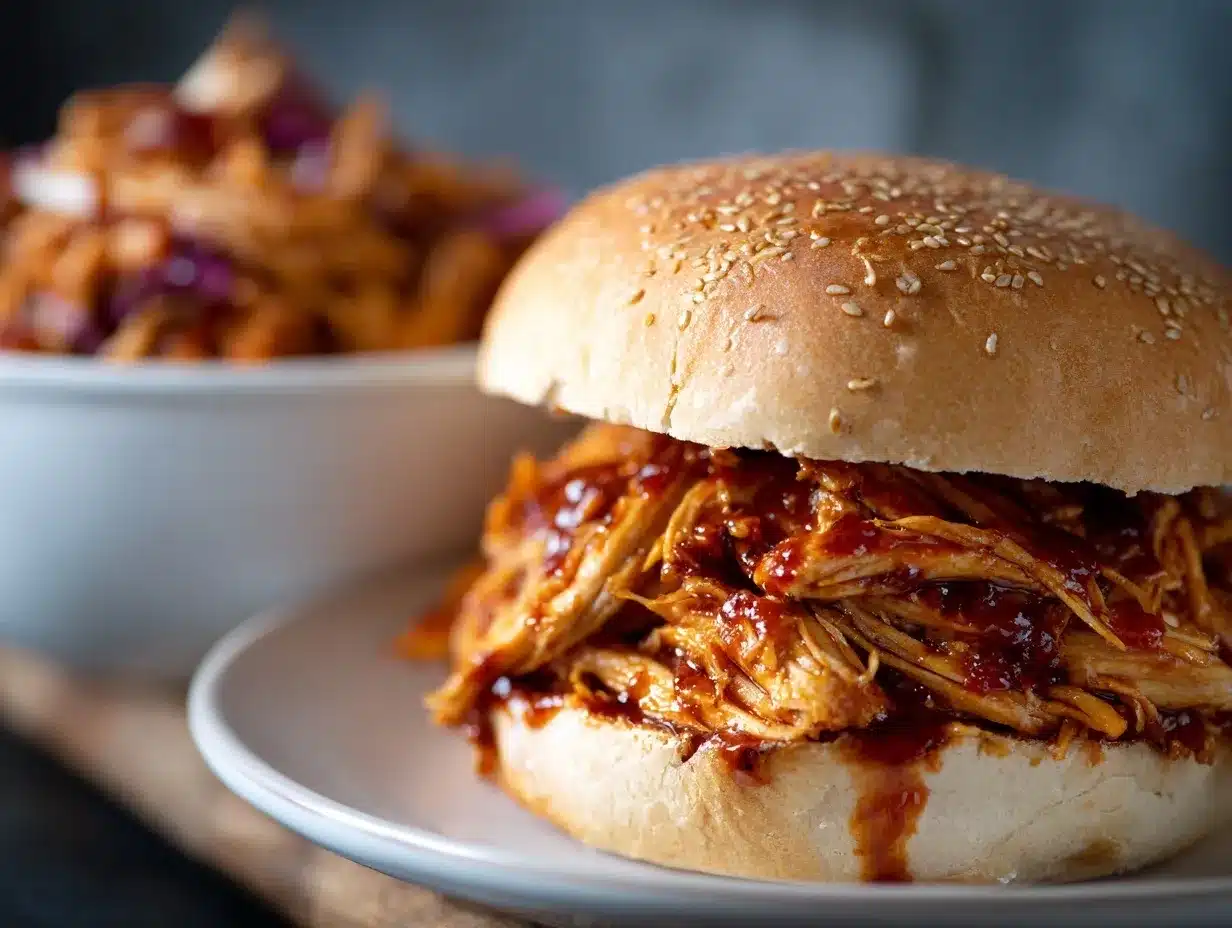 BBQ chicken crockpot recipe preparation steps