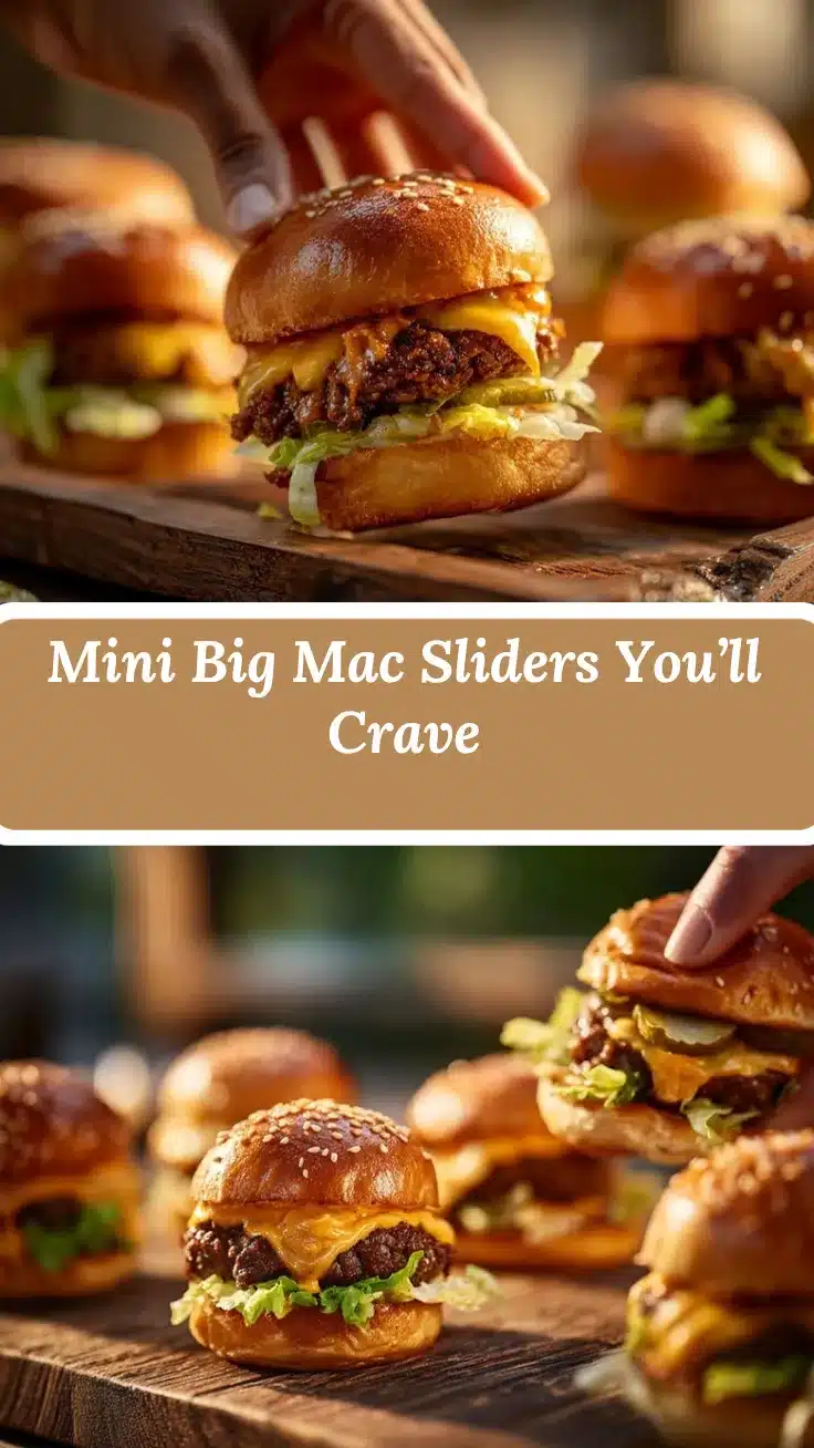 Big Mac Sliders recipe