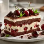 Black Forest Tiramisu Cake - featured image