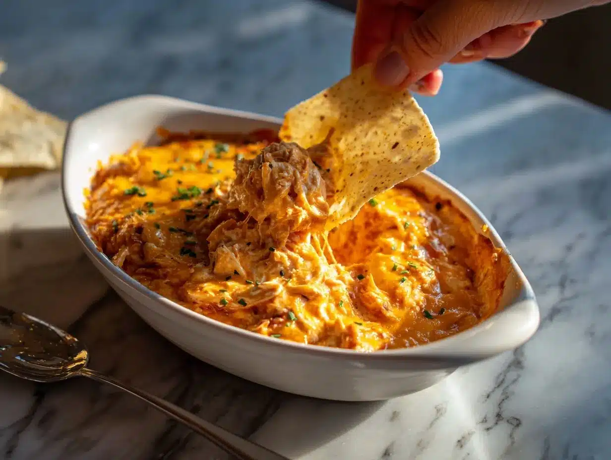 Buffalo Chicken Dip preparation steps
