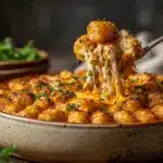 Buffalo Ranch Chicken Tater Tot Casserole - featured image