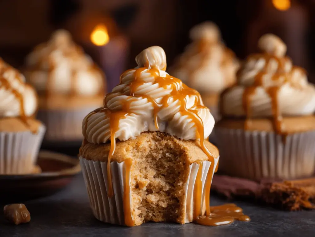 Butterbeer cupcakes - featured image