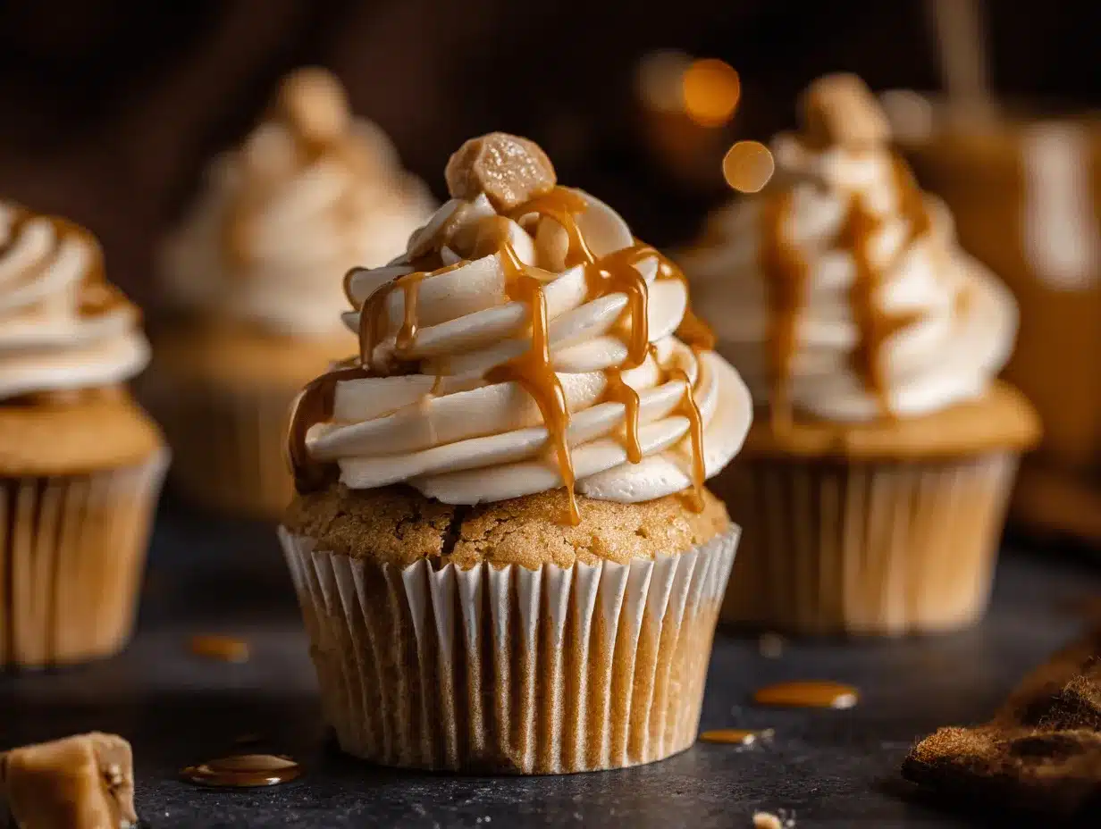 Butterbeer cupcakes preparation steps