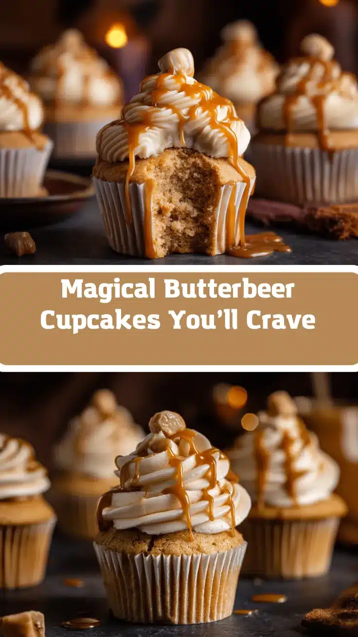 Butterbeer cupcakes recipe