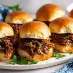 caramelized pulled beef brisket sliders - featured image