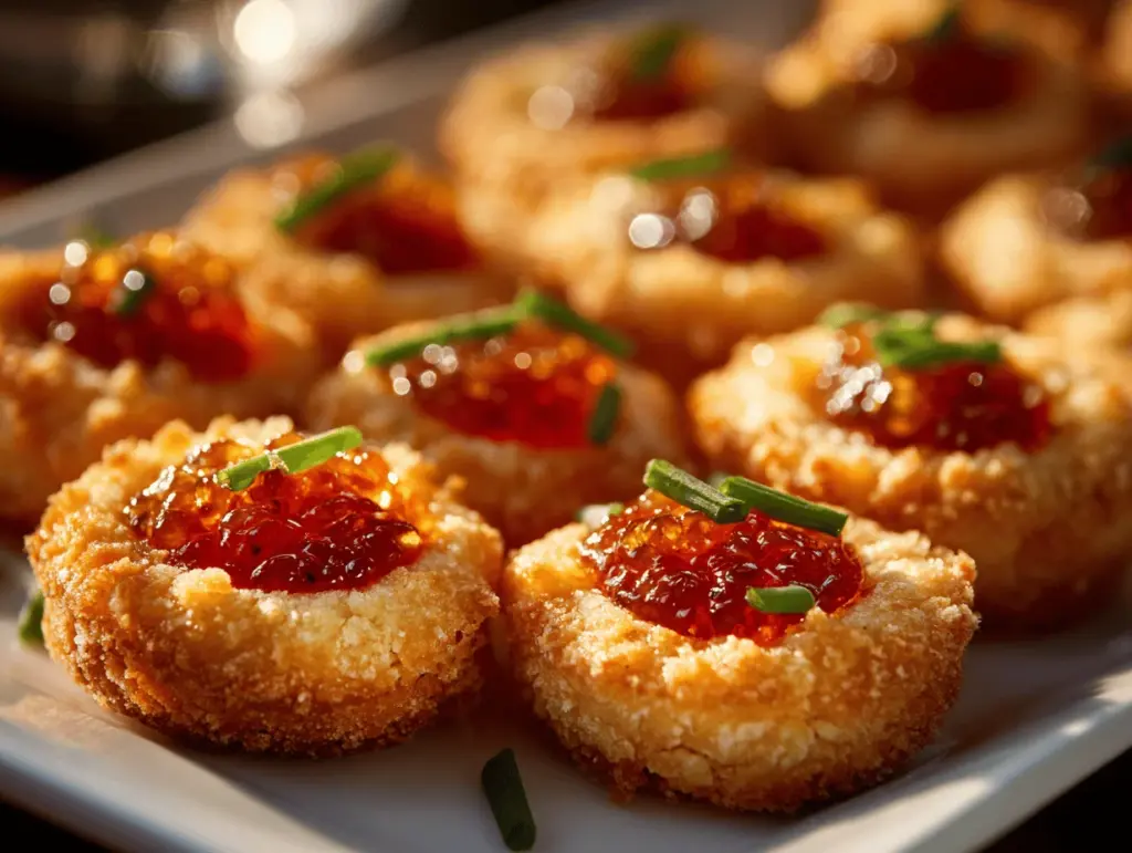 cheesy thumbprint appetizers - featured image