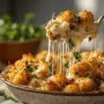 Chicken Alfredo Tater Tot Casserole - featured image