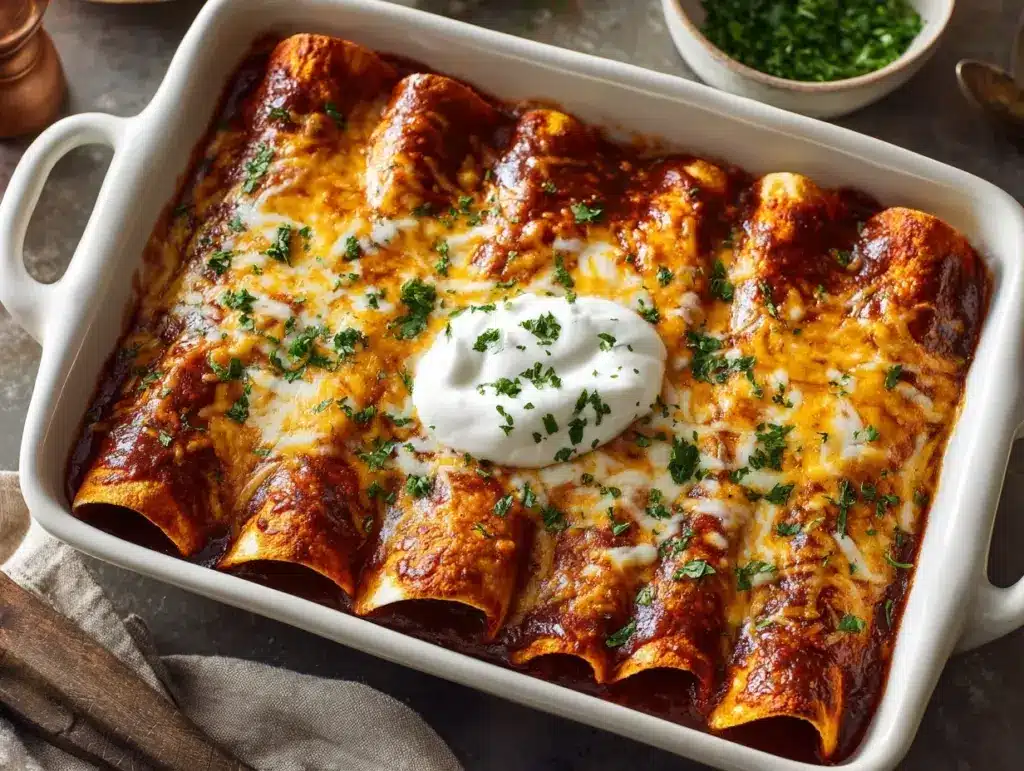 chicken enchiladas recipe - featured image
