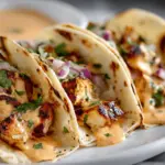 chipotle creamy chicken street tacos - featured image