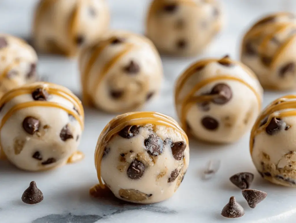 Chocolate Chip Cookie Dough Greek Yogurt Bites - featured image