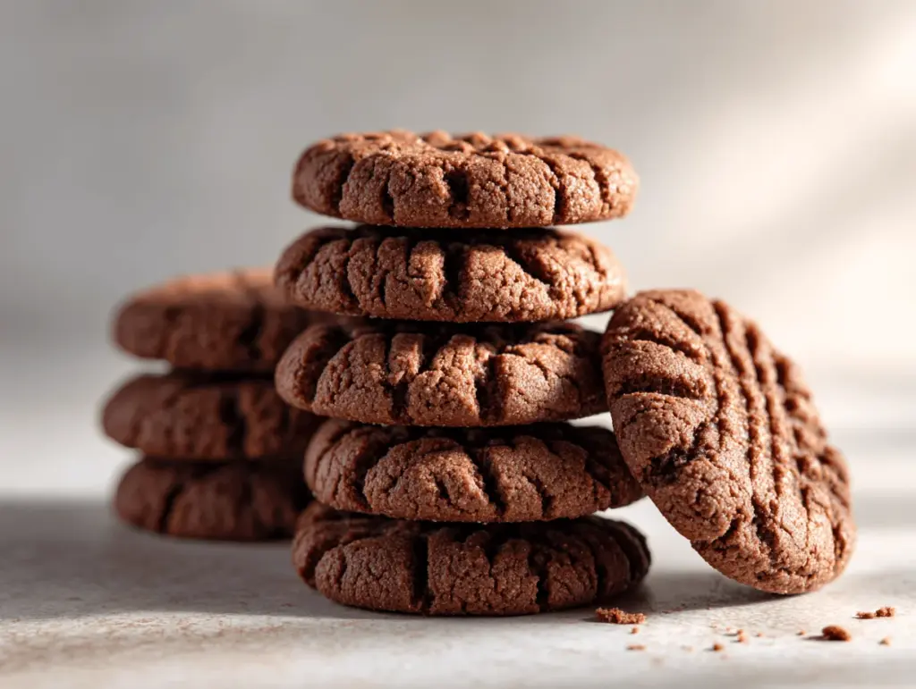 chocolate peanut butter cookies - featured image