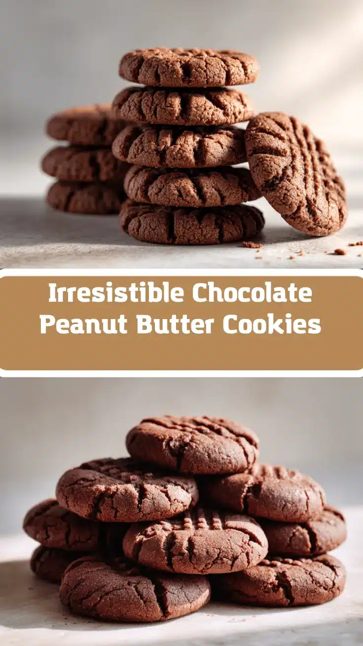 chocolate peanut butter cookies recipe