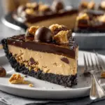 chocolate peanut butter pie - featured image