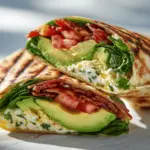 Cottage Cheese BLT Breakfast Wraps - featured image