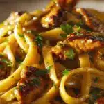 cowboy butter chicken linguine - featured image