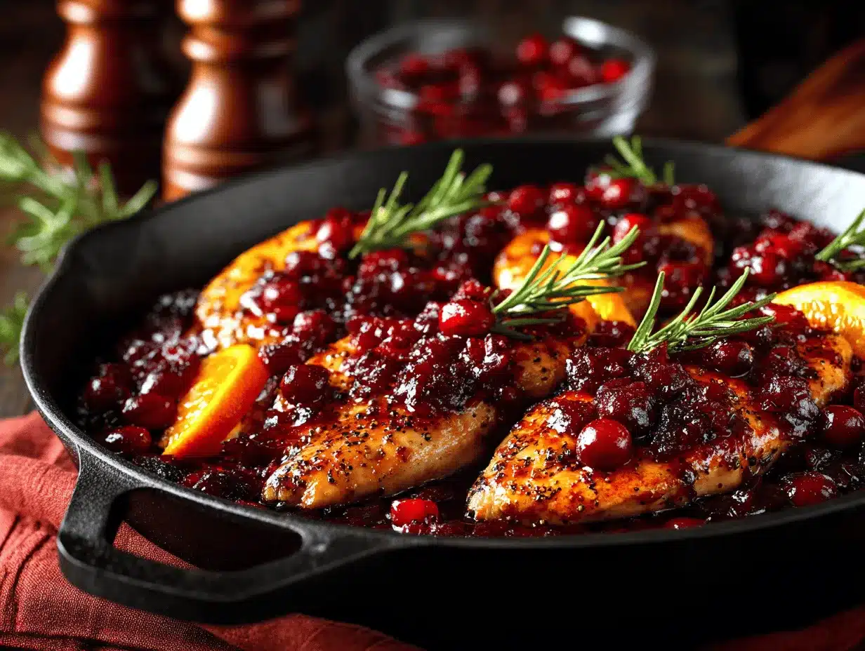 cranberry orange chicken preparation steps