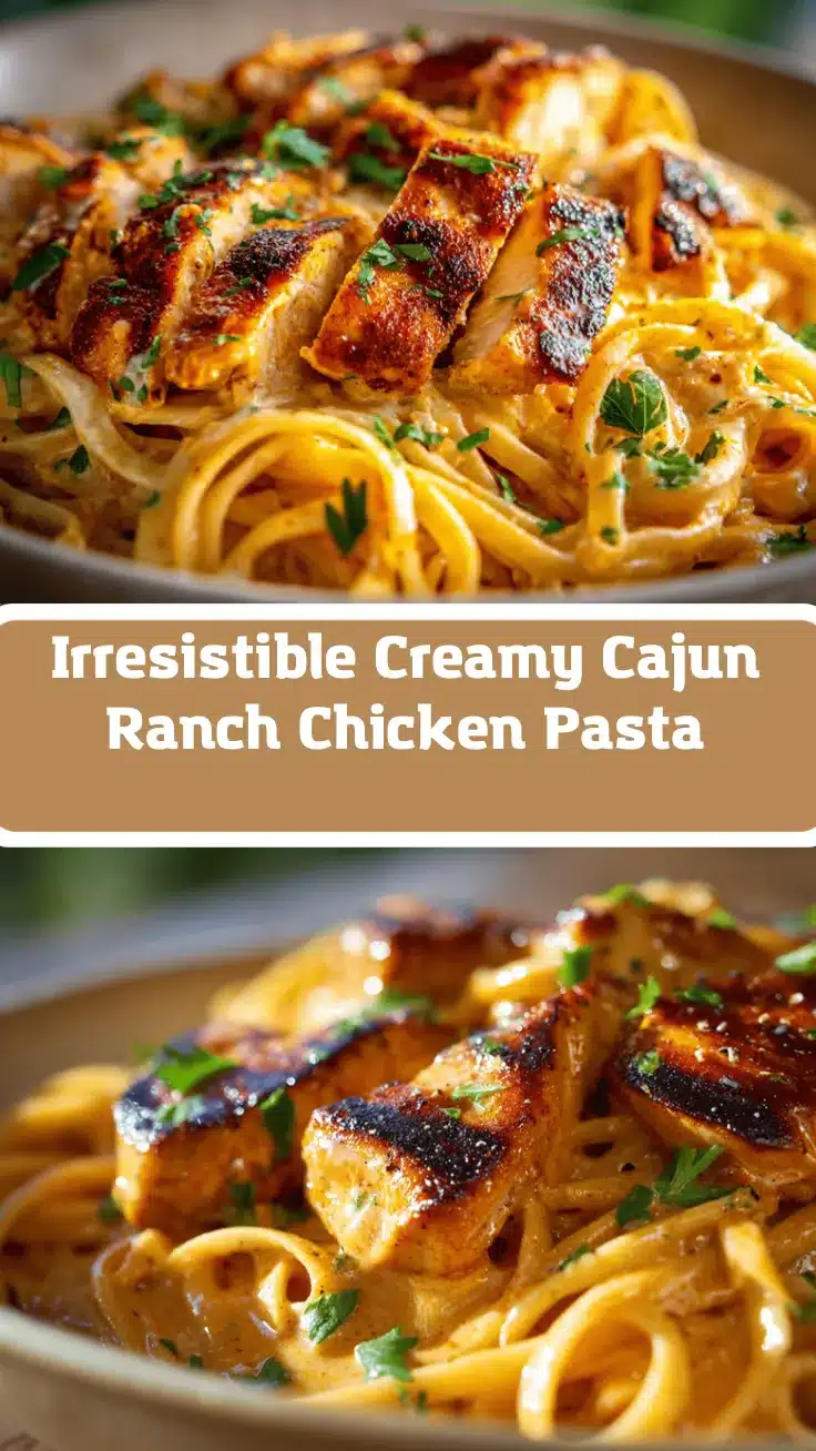 creamy Cajun ranch chicken linguine recipe