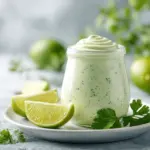 creamy cilantro lime ranch dressing - featured image