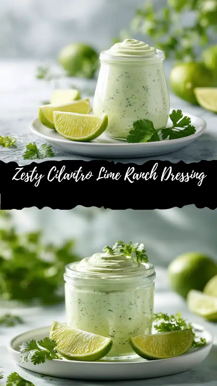 creamy cilantro lime ranch dressing recipe