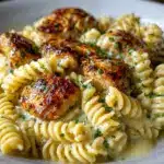 creamy garlic parmesan chicken - featured image