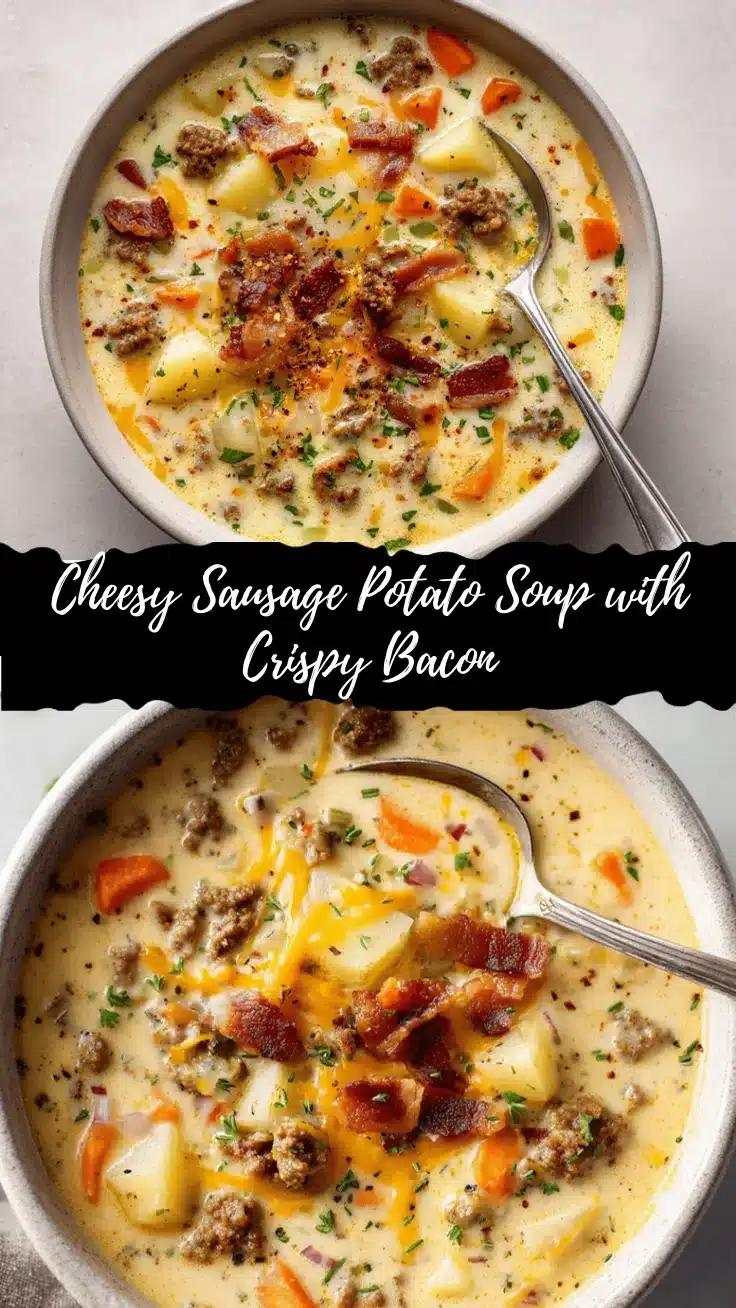 creamy sausage potato soup recipe
