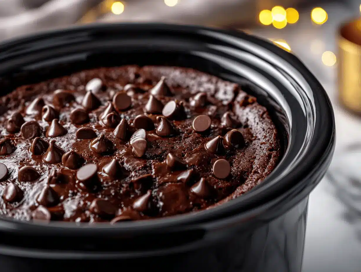 crockpot chocolate lava cake preparation steps