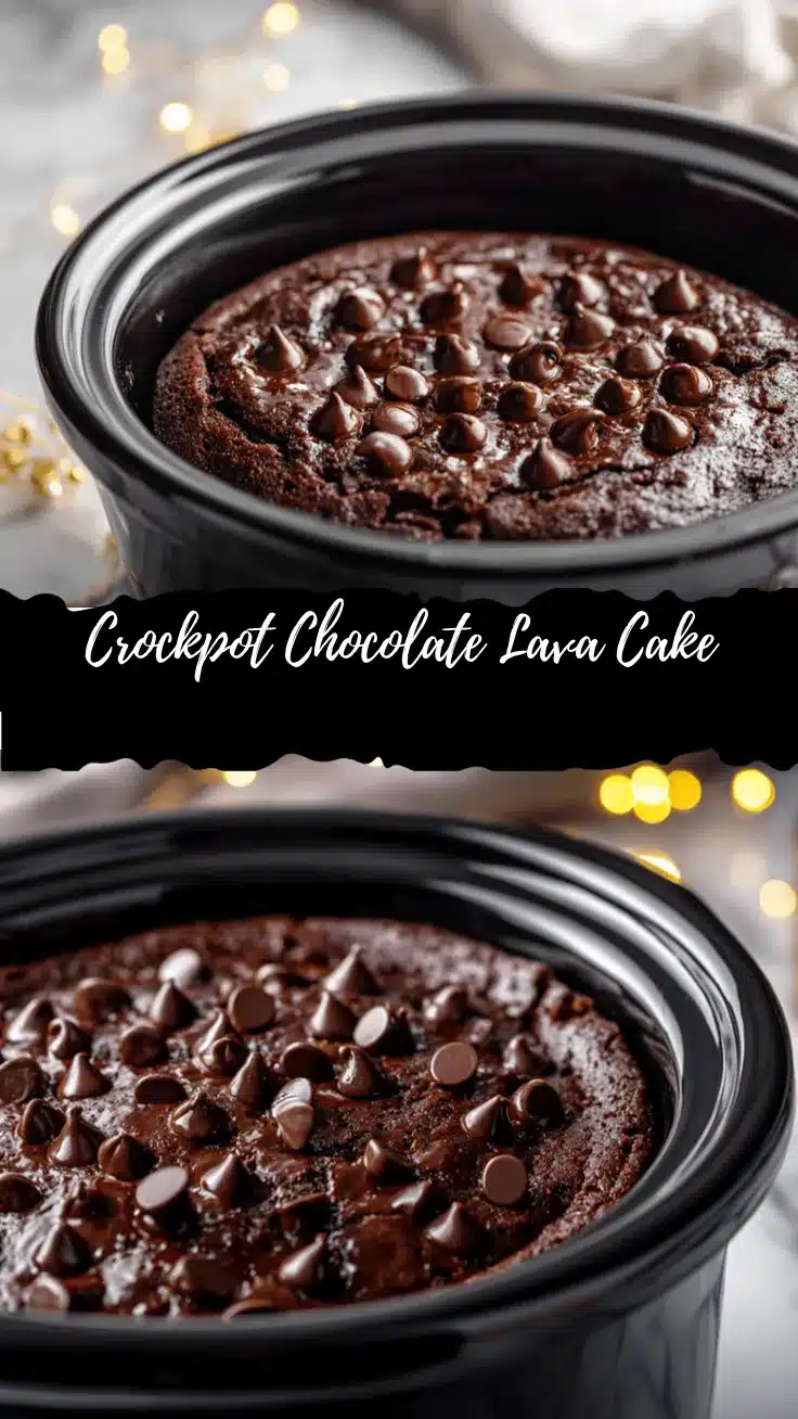 crockpot chocolate lava cake recipe