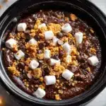 Crockpot S’mores Chocolate Lava Cake - featured image