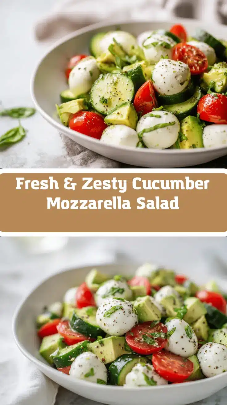 cucumber mozzarella salad recipe
