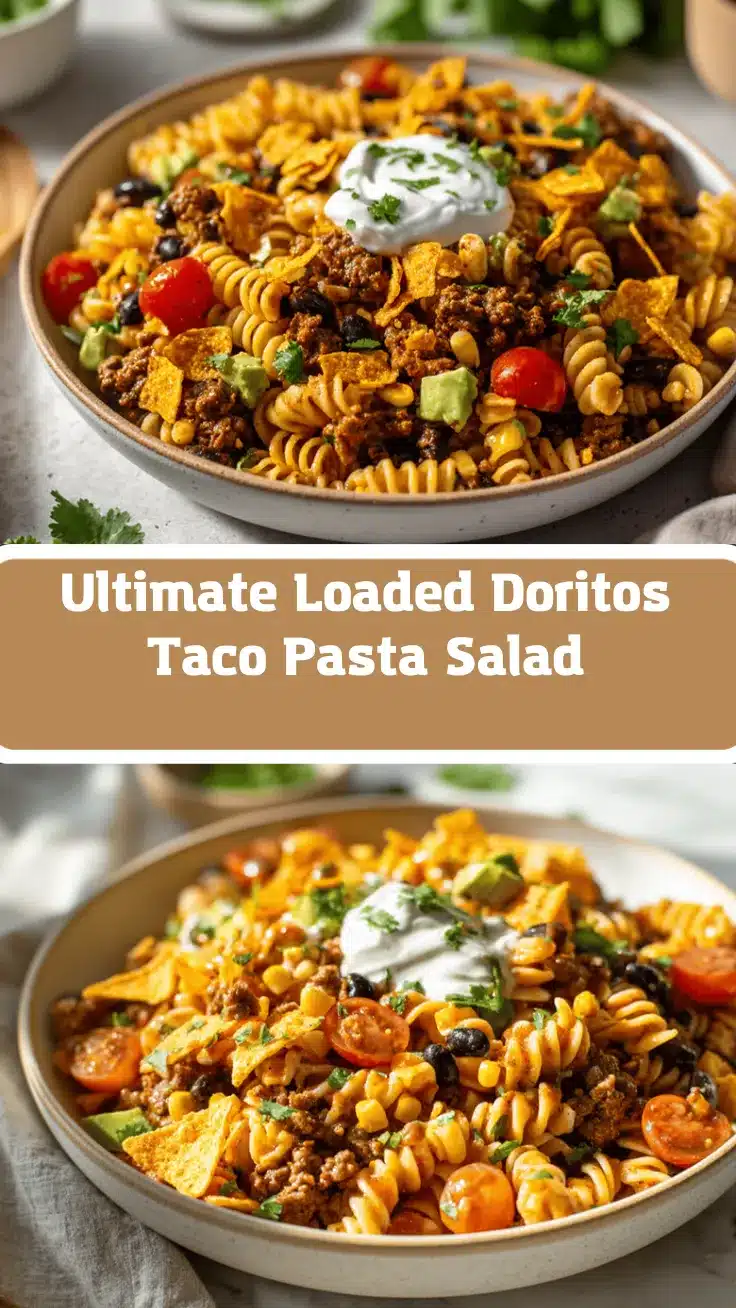 Doritos taco pasta salad recipe