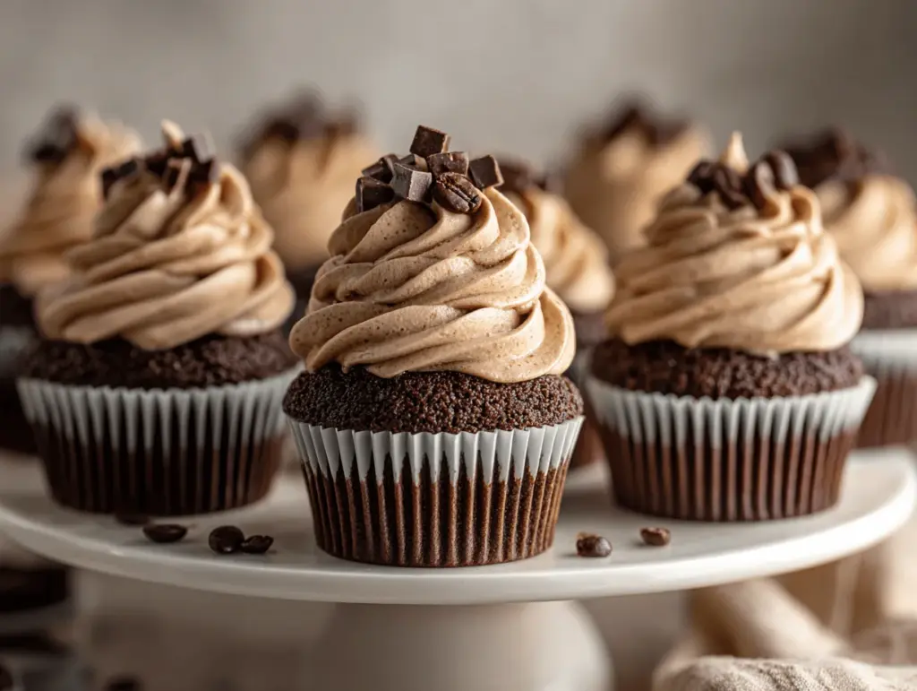 espresso brownie cupcakes - featured image