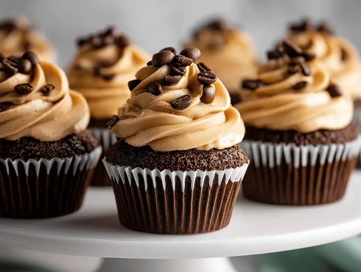 espresso brownie cupcakes preparation steps