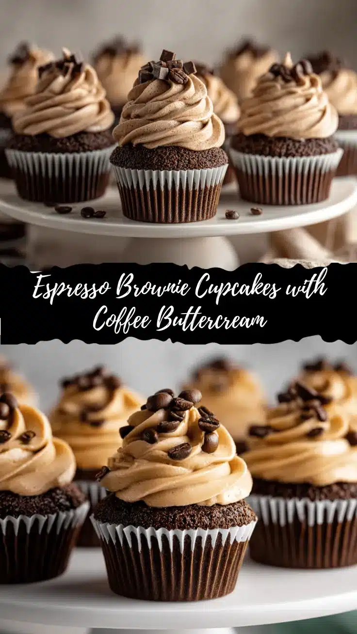 espresso brownie cupcakes recipe