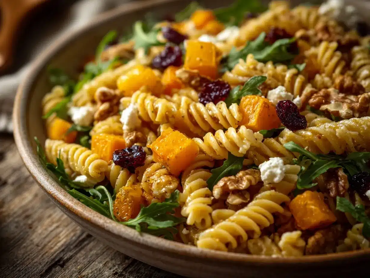 Fall Harvest Pasta Salad preparation steps