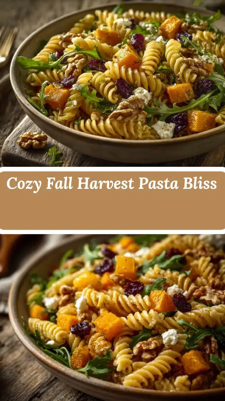Fall Harvest Pasta Salad recipe